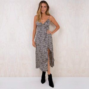 Princess Polly Dusk in the Amazon Dress in Leopard